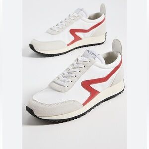 rag & bone White and Red Sneakers